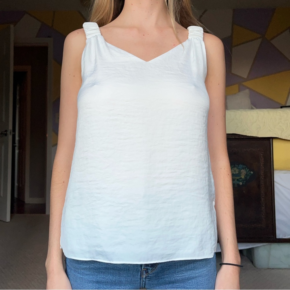 White tank top